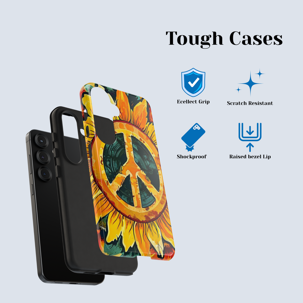 Sunflower Peace Phone Case